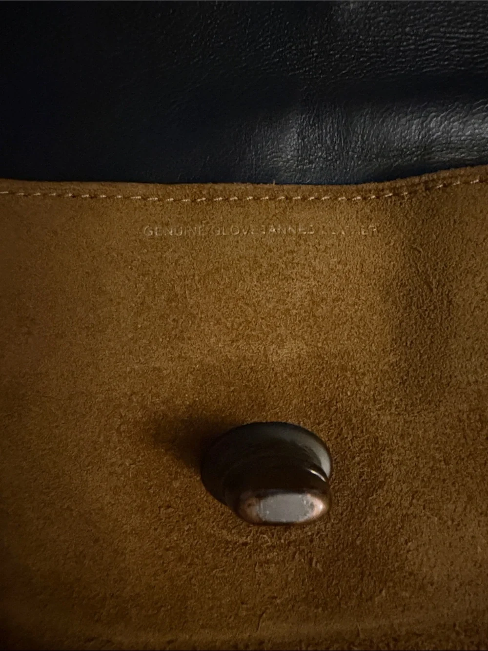 Coach Colorblock Suede & Leather Turn lock saddlebag  without strap